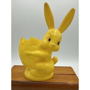 Vintage Easter Candy Container Holder Bunny Rabbit